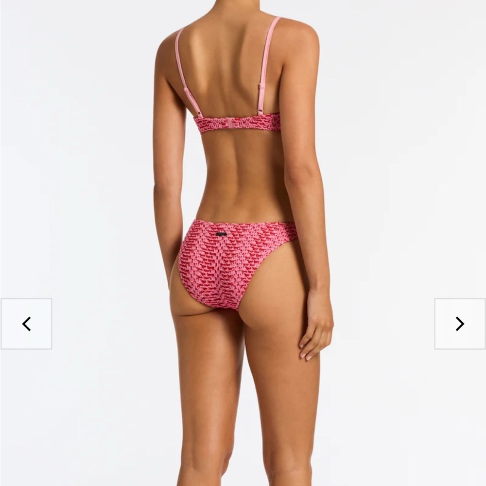 Triangl Swimwear Pink crochet Bikini bottom